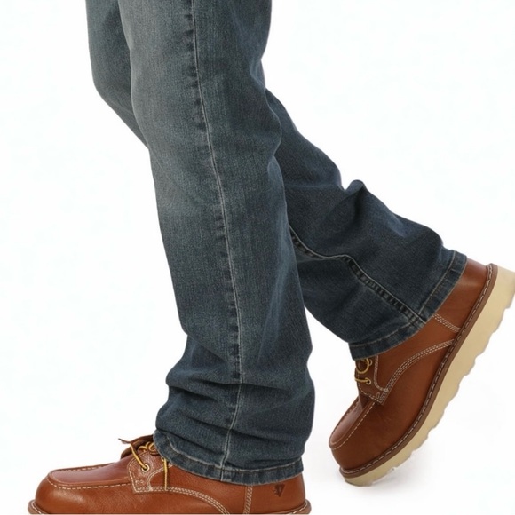 GEORGE Men's Bootcut Stretch Blue Jeans 38/34 - Picture 2 of 16